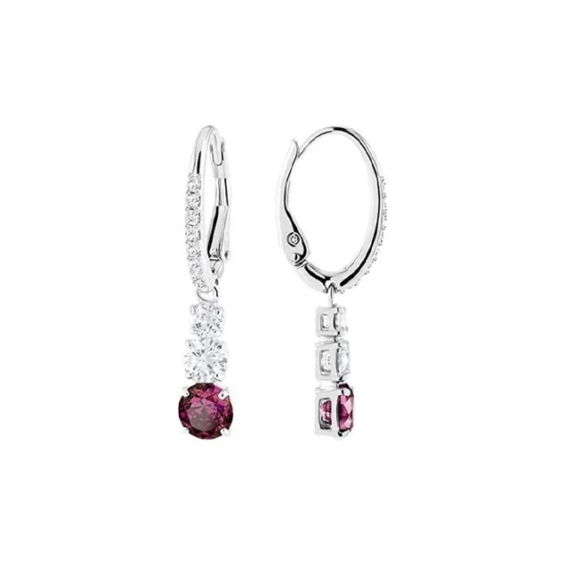Swarovski Stilla Attract Earrings Women's Silver-1
