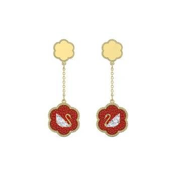 Swarovski Flower Of Fortune Earrings Women's
