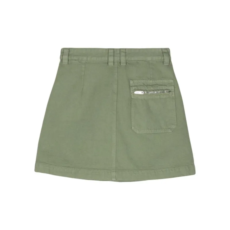 A.P.C . Sarah Denim Mini Skirt-1