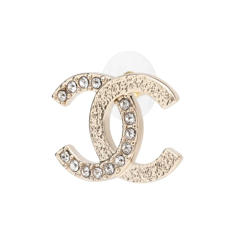 CHANEL Cc Logo Earrings-3