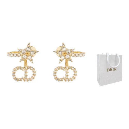 DIOR Earrings Women's Gift Bag Style