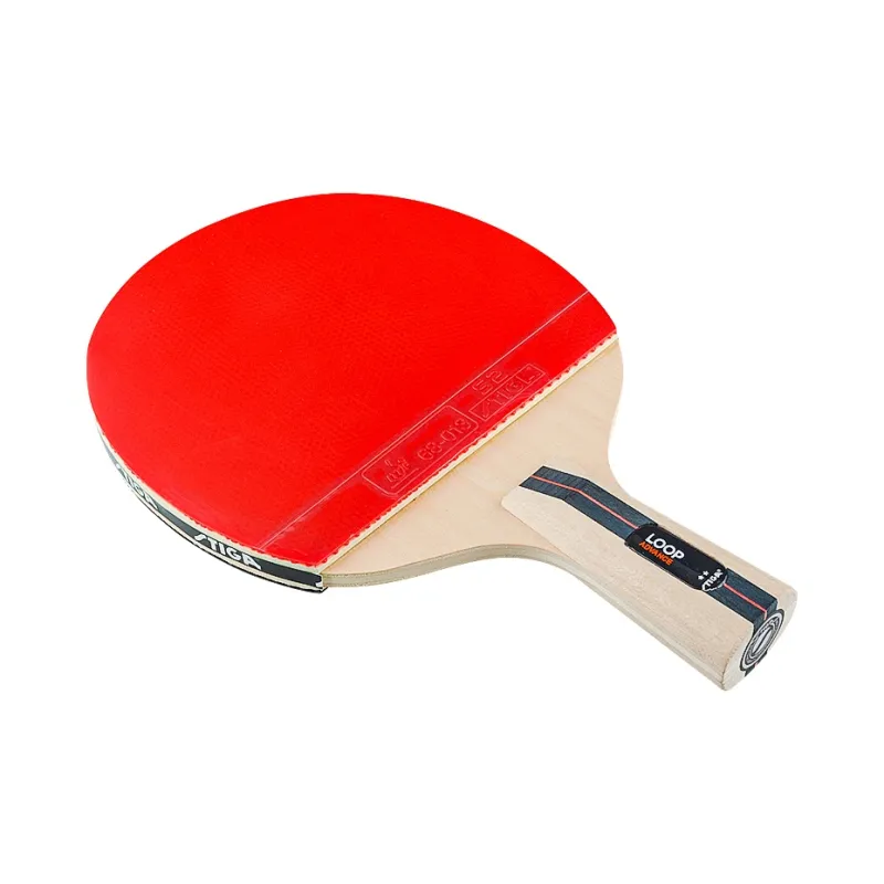 Stiga Ping Pong Paddles Unisex Pure Wood Black/Red-6