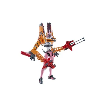 BANDAI Robot Spirits Evangelion Type 08 B ICC Action Figure Pink & Orange