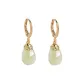 Waterdrop Drop Earrings[White Jade]