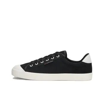 Tommy Hilfiger Abrasion Resistant Low Top Skateboard Shoes Men's Black White