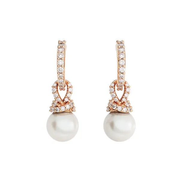 Swarovski Rose Gold-Tone Plated Earrings Women's Rose Gold-1