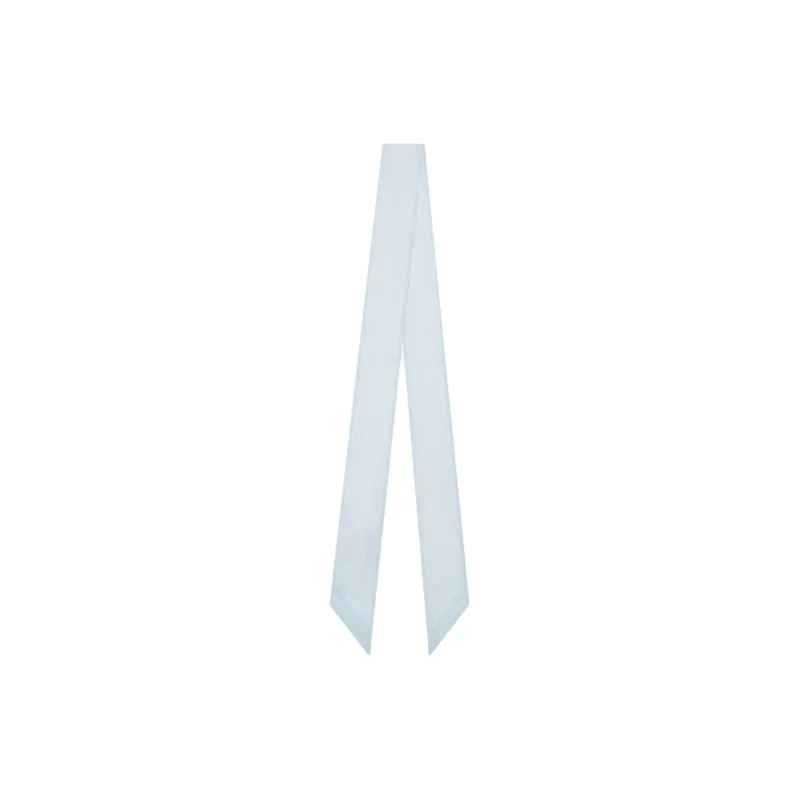 GIVENCHY Silk Scarves Women's Blue-0