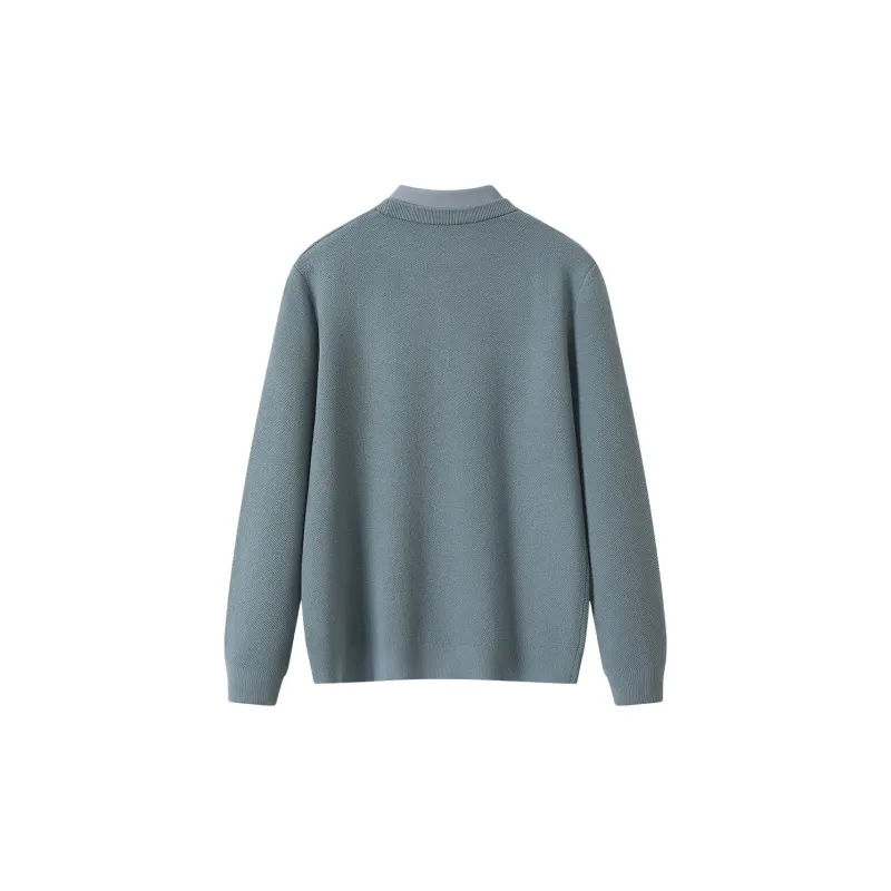 H YXIANG Knitwear Men's Pea Green-1