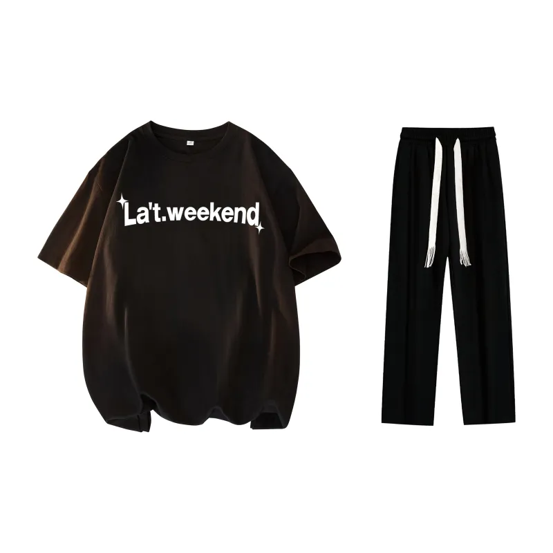 LA'T.WEEKEND Casual Sportswear Unisex-1