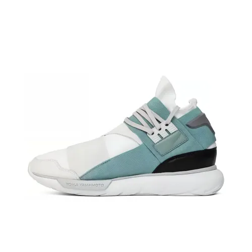 Y-3 Qasa Casual Shoes Unisex High-Top White/Green