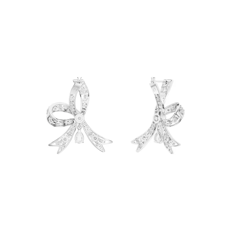 Swarovski Volta Rhodium Plated Earrings Women's-3