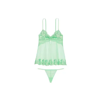 VICTORIA'S SECRET Pajama Set Women's Grass Green