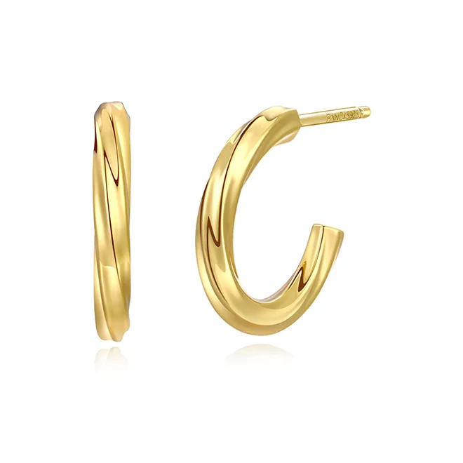 FANCI S925 Silver Earrings Women's Gold Silver-1