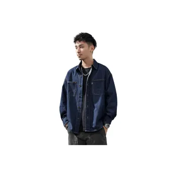 Jeep Denim Jackets Men Blue