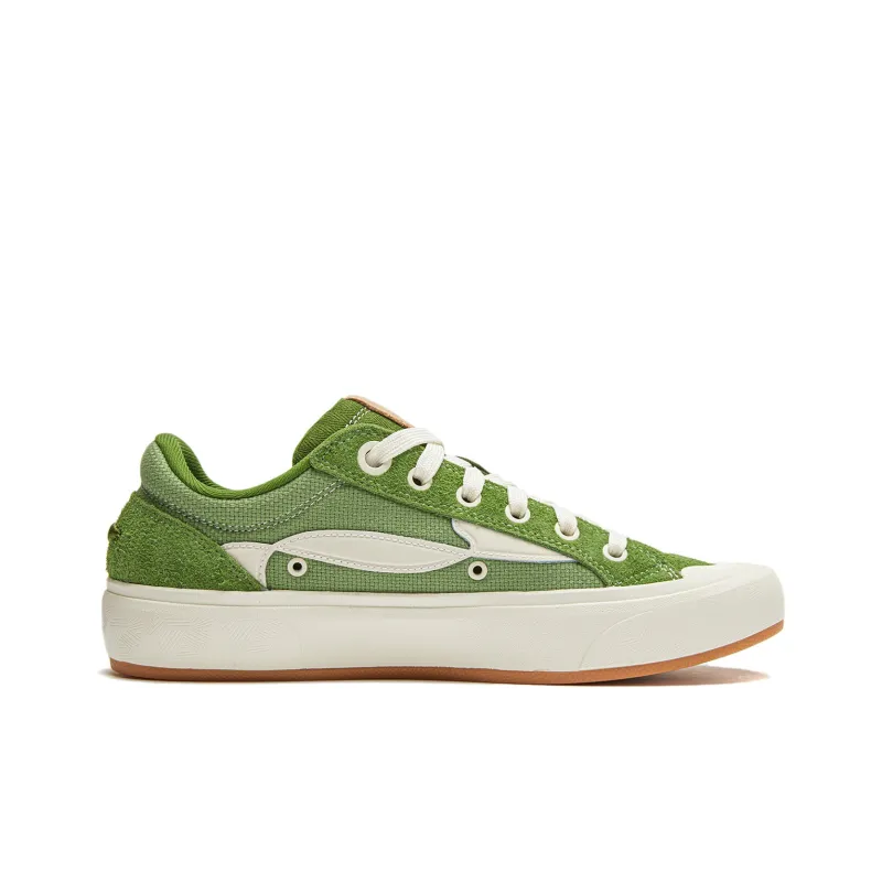 LiNing Wave S70 Low-Top Skateboard Shoes Men's Stone Moss Green-1