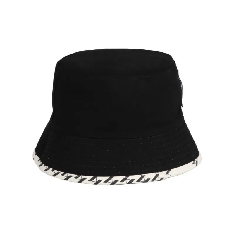 KARL LAGERFELD / Karl Lagerfeld Jeans Logo appliqúe Reversible Bucket Hat-1