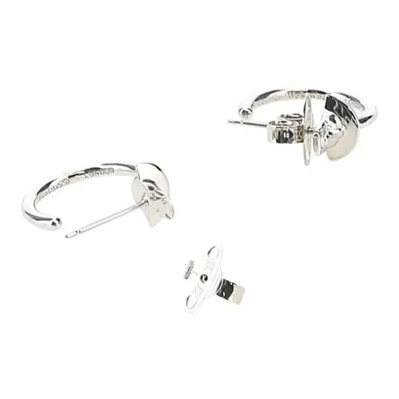 Vivienne Westwood Brass Earrings Unisex Silver-1