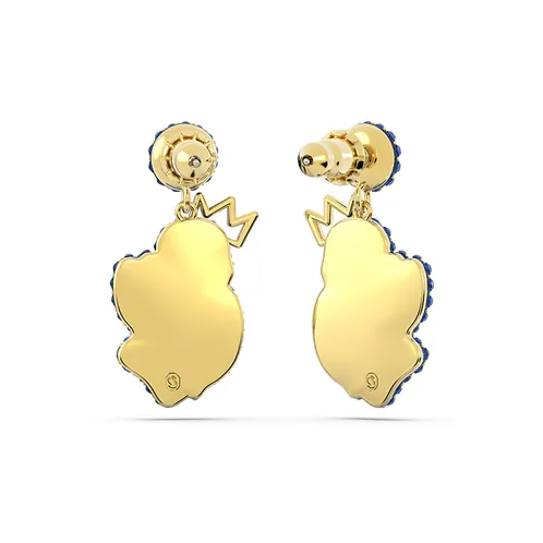 Swarovski Faux Crystal Earrings Women's Blue-2