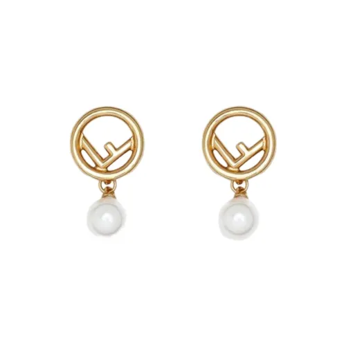 FENDI Earrings Women's Gold