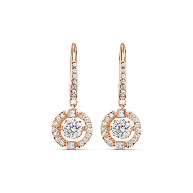 Swarovski Rose Gold-Plated Earrings Women's Rose Gold-0