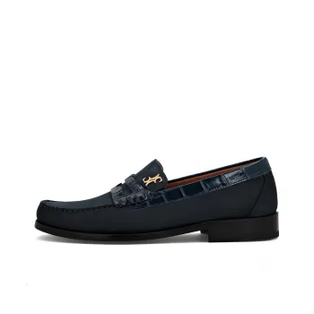 Billionaire Contrast-trim Moccasin