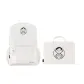 White (Double-Shoulder Backpack+Laptop Bag)