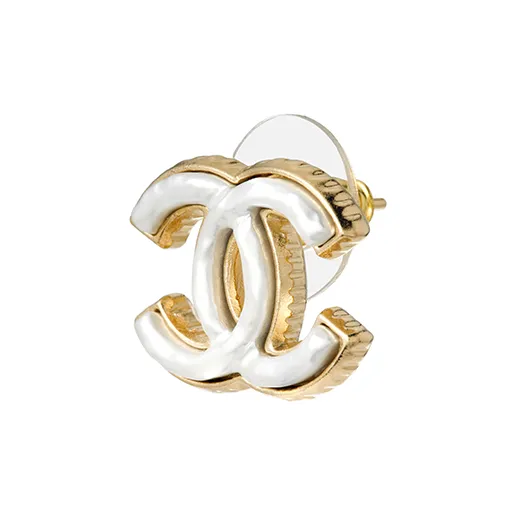 CHANEL Cc Logo Earrings-1