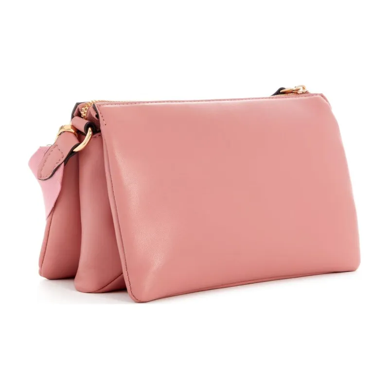 GUESS Artificial Leather Shoulder Bag, Crossbody Bag Mini Women's Pink-1