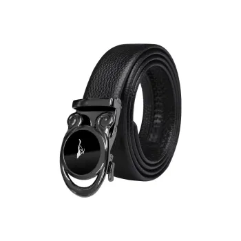 SEPTWOLVES High-End And Elegant Comfortable Leather Belts Men's Width 3.5CM