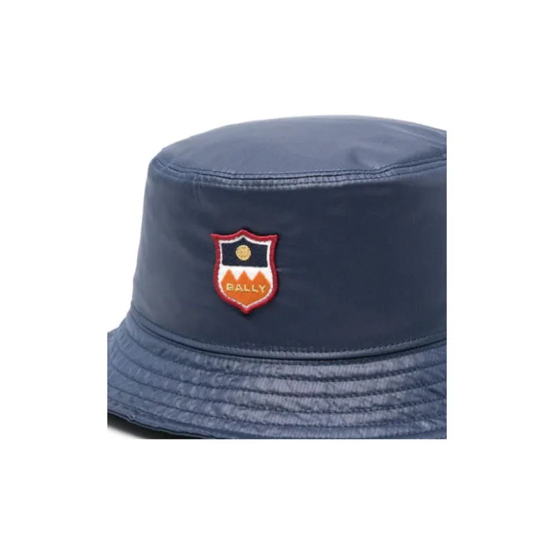 BALLY Logo embroidered Bucket Hat-2