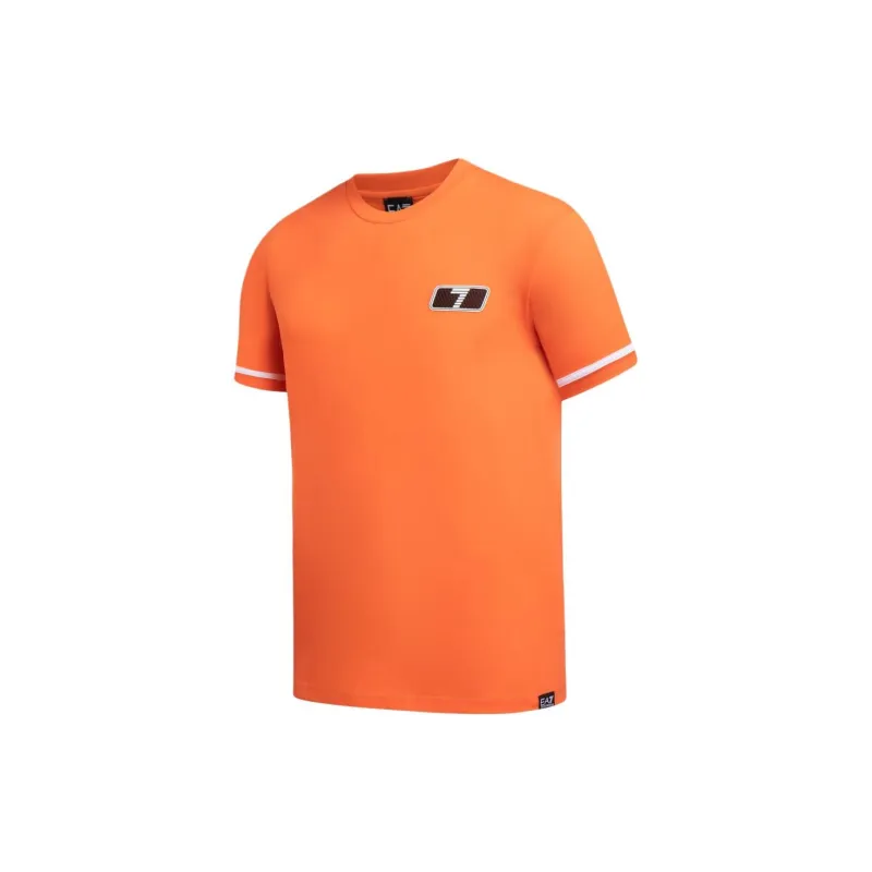 EMPORIO ARMANI EA7 SS24 T Shirt Men's Orange-2