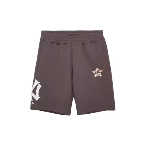 New Era Casual Shorts Unisex Dark Brown