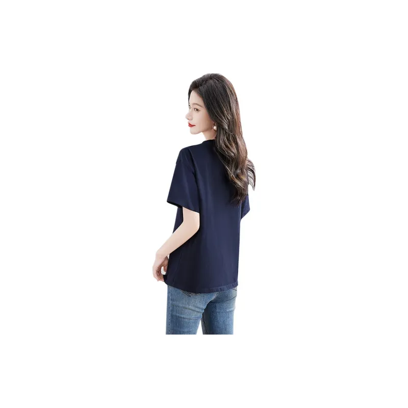Cypress House T Shirt Women's Navy Blue-1