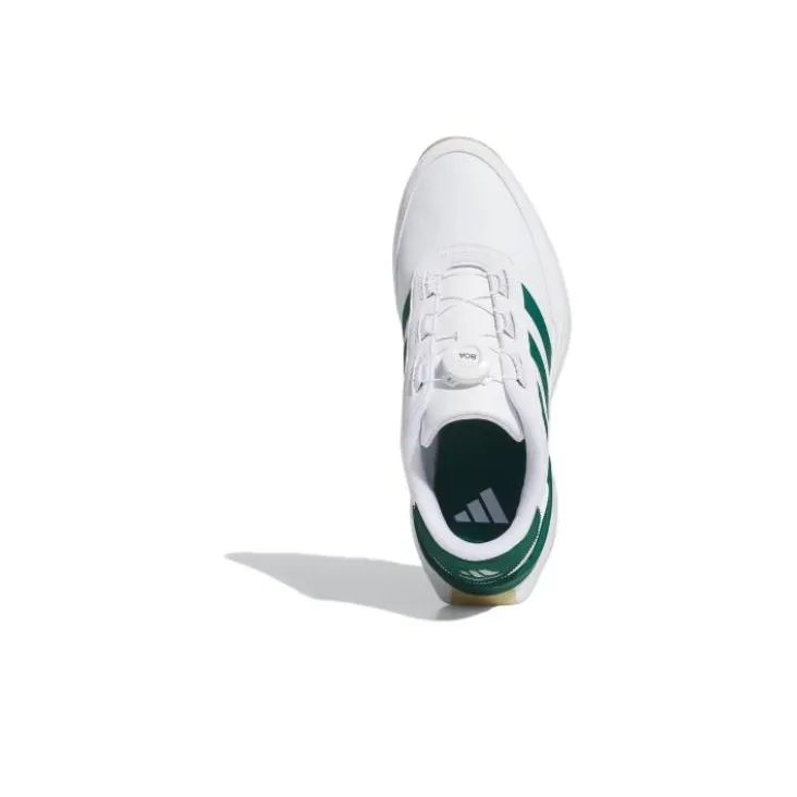 Adidas S2G SlbBore24 Cushioning Wear-Resistant Low-Top Golf Shoes Men's White Green-4
