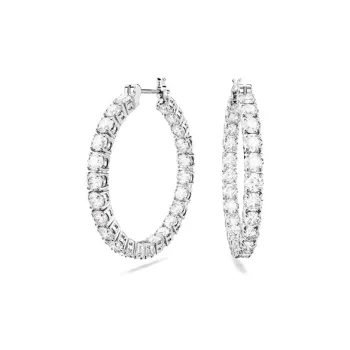 Swarovski Matrix Hoop Earring