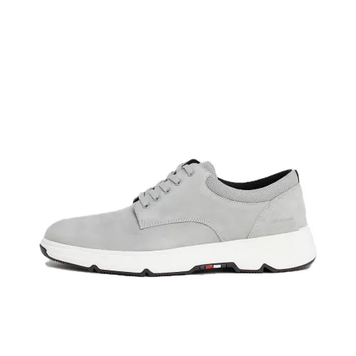 Tommy Hilfiger Men's Casual Shoes Men Low-Top Silver Gray