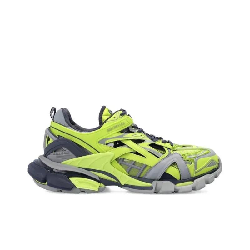 Balenciaga Track.2 'Grey Neon Yellow' Women's-2