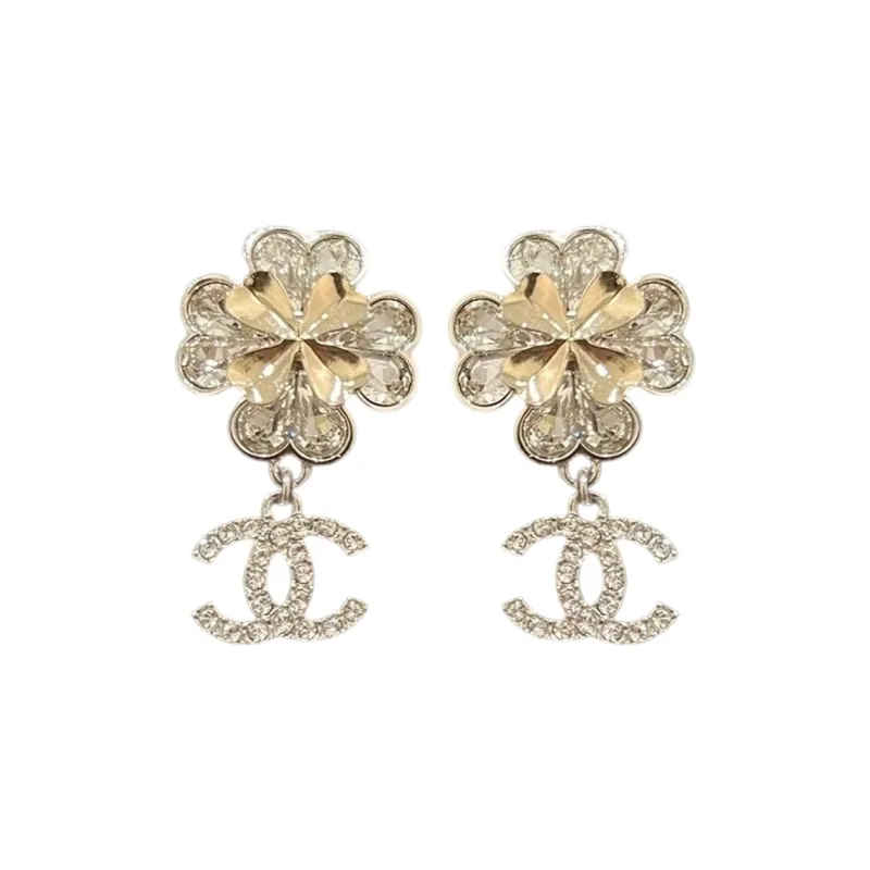 CHANEL Earrings Women's Gold-0