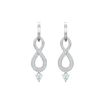 Swarovski Infinity Earrings Women's