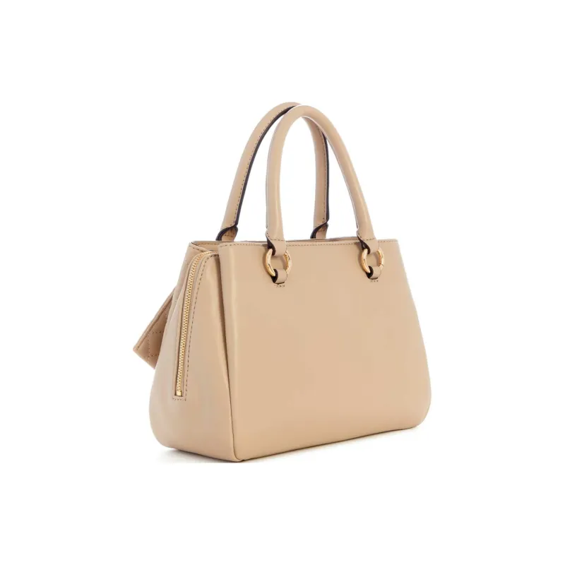 GUESS Artificial Leather Shoulder Bag Crossbody Bag Handbag Regular Women's Taupe-1