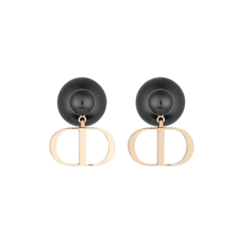 DIOR Metal Resin Earrings Women's-2