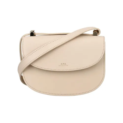 A.P.C. Mini Genève Leather Shoulder Bag