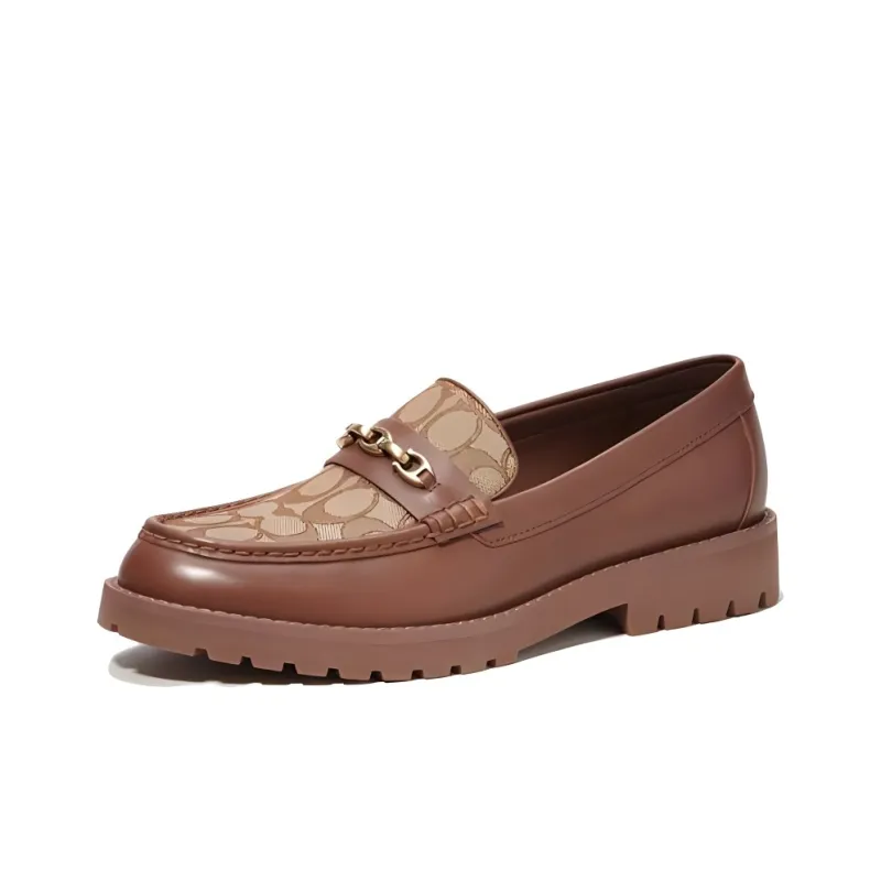 COACH Brooks Loafers Men's Brown-4