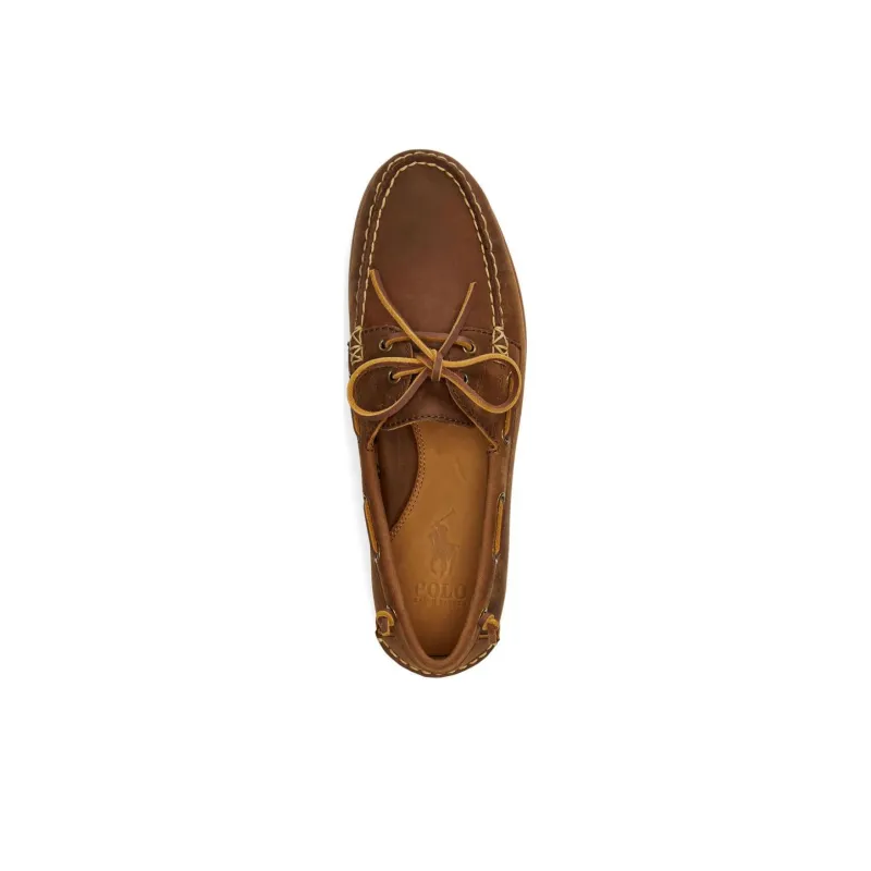 Polo Ralph Lauren Merton Leather Boat Shoes-4