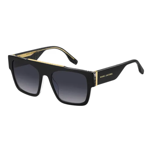 MARC JACOBS Rectangular Sunglasses Men's Black