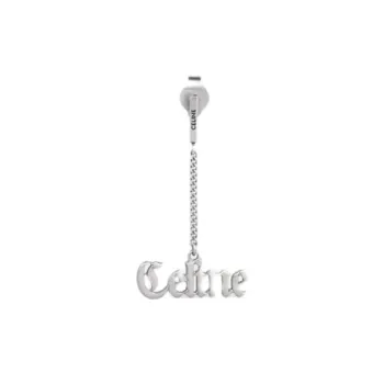 CELINE Earrings Women's Silver