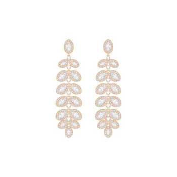 Swarovski Baron Earrings Women's Rose Gold