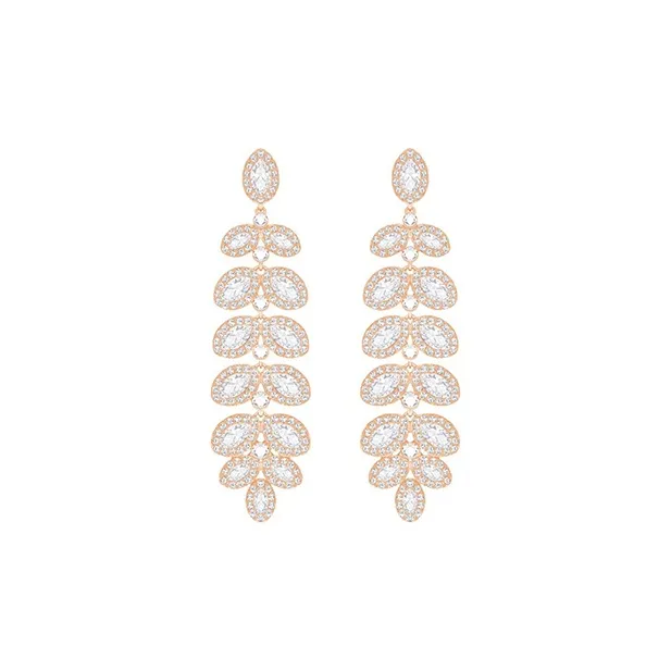 Swarovski Baron Earrings Women's Rose Gold-0
