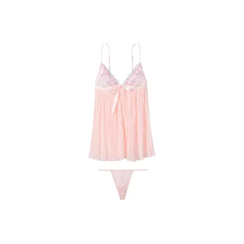 VICTORIA'S SECRET Pajama Set Women's Light Pink