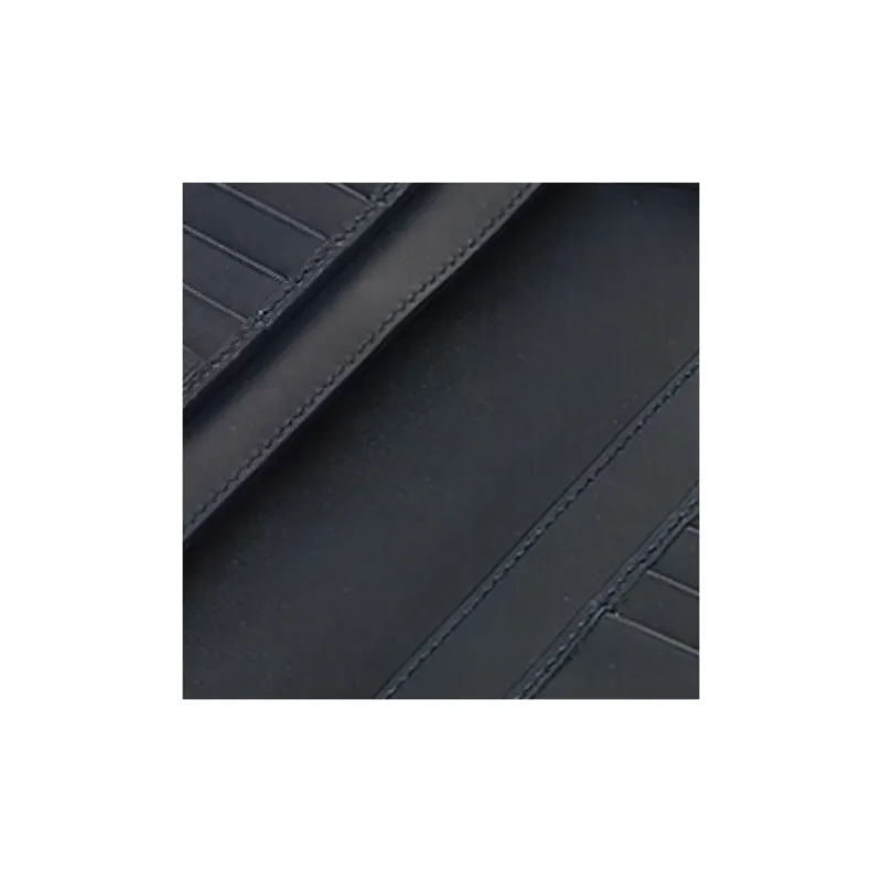 Bottega Veneta Calfskin Wallet Men's Dark Blue-4
